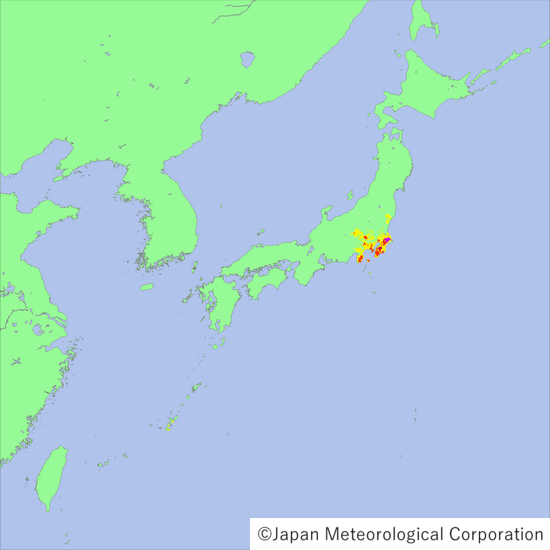 高解像度化した大雨警報 土砂災害 の危険度分布 土砂災害警戒判定メッシュ情報 お天気データサイエンス 日本気象株式会社